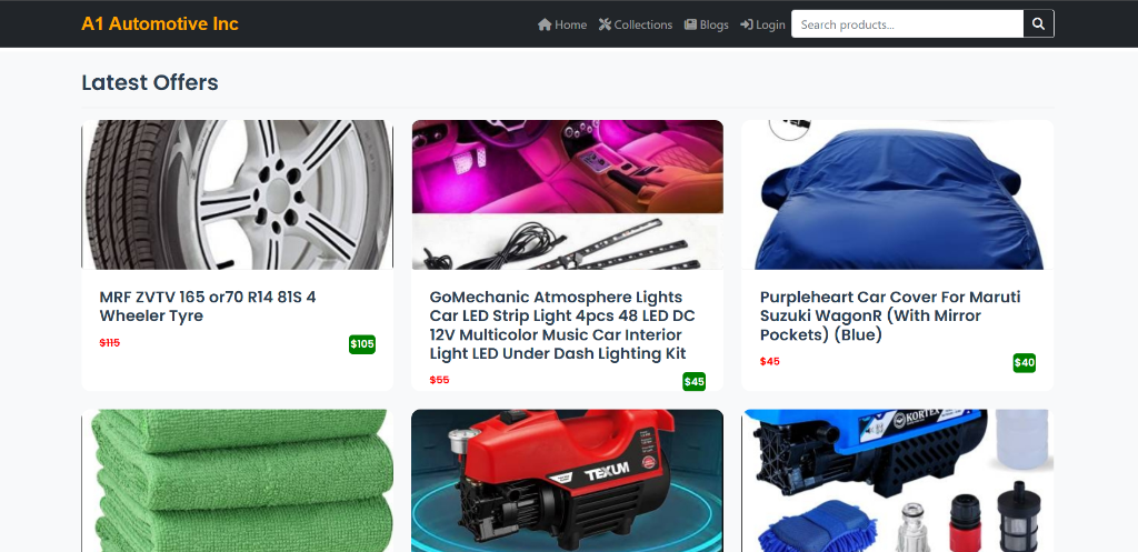 A1 Automotive Inc — Website Preview